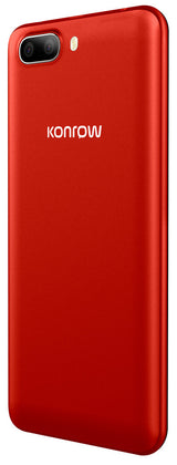 Konrow Easy 55 - Android 8.1 - 4G - Écran 5.34'' - Double Sim - 8Go, 1Go RAM - Rouge