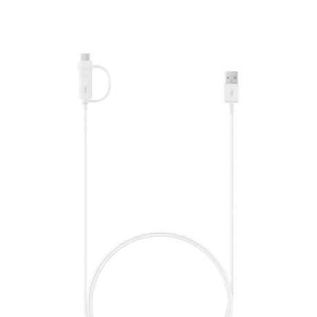 Samsung EP-DG930DWEGWW - Cavo combo Micro USB e Type-C - 1.5 m - Bianco (blister)