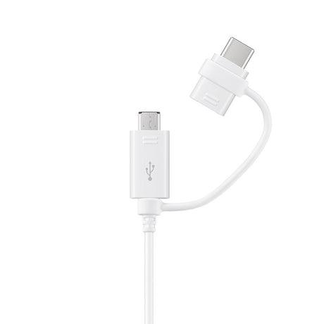 Samsung EP-DG930DWEGWW - Cavo combo Micro USB e Type-C - 1.5 m - Bianco (blister)