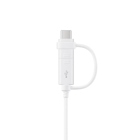 Samsung EP-DG930DWEGWW - Cavo combo Micro USB e Type-C - 1.5 m - Bianco (blister)