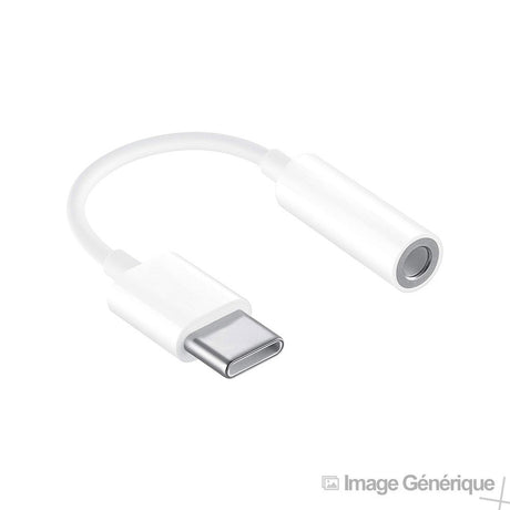 Adattatore USB Type-C (connettore lungo da 9 mm) a jack da 3,5 mm - Bianco (sfuso)