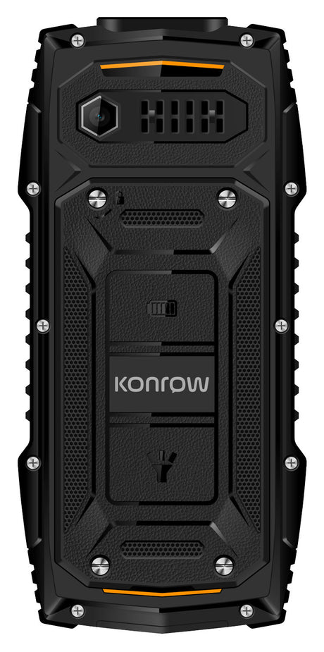 Konrow Stone Plus - Téléphone Antichoc Certifié IP68 - 2.4'' - Double Sim - Noir