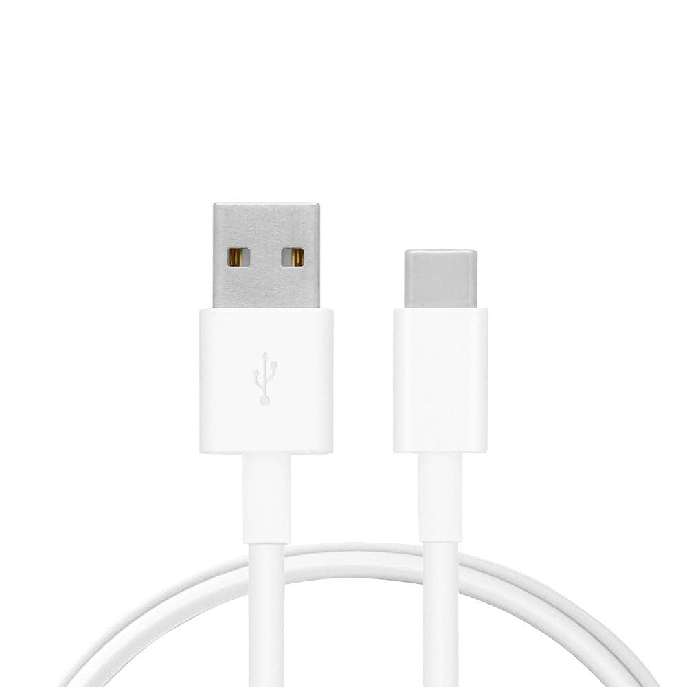 Cable de datos combo Micro USB y Tipo C - 1 m - Blanco (A granel)