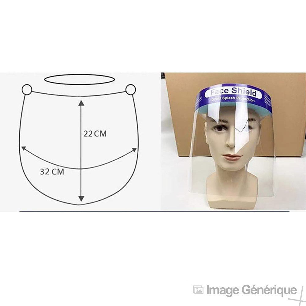 Pack de 10 viseras de protección facial