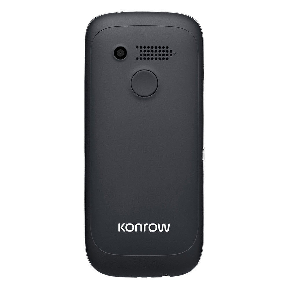 Konrow Senior 231 - Schermo 2.31'' - Dual SIM - Nero (dock di ricarica incluso)