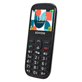 Konrow Senior 231 - Schermo 2.31'' - Dual SIM - Nero (dock di ricarica incluso)