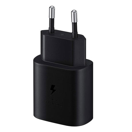 Samsung EP-TA800EB - Adattatore di rete USB Type-C (25W, Fast Charge, Nero) - Originale, Bulk