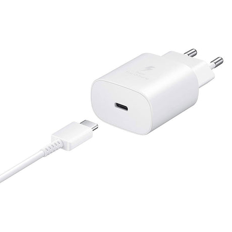 Samsung EP-TA800EB - Adattatore di rete USB Type-C (25W, ricarica rapida, bianco) - Originale, sfuso
