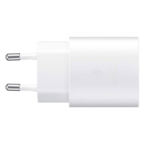Samsung EP-TA800EB - Adattatore di rete USB Type-C (25W, ricarica rapida, bianco) - Originale, sfuso