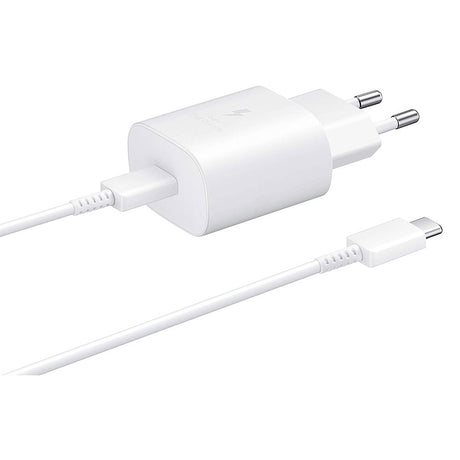 Samsung EP-TA800EB - Adattatore di rete USB Type-C (25W, ricarica rapida, bianco) - Originale, sfuso