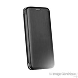 Faux leather flip case for iPhone 12 / 12 Pro - Black (Bulk)