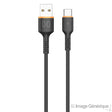 Type-C to USB Data Cable - 1 m - Black (Android Compatible, Bulk)