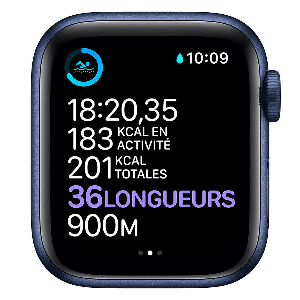 Apple Watch Serie 6 Blue (40mm, Sport Band GPS) Cinturino blu