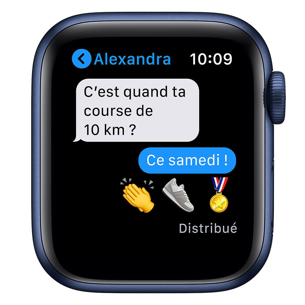 Apple Watch Serie 6 Blue (40mm, Sport Band GPS) Cinturino blu