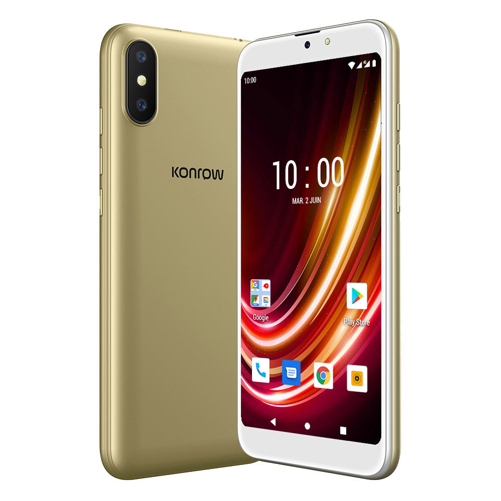 Konrow Easy S55P2021 (Dual SIM - 4G - 5.45'' display - 16 GB, 1 GB RAM) Gold