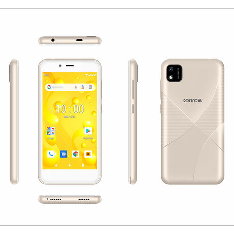 Konrow Soft 5 (Dual SIM - 4G - Pantalla 5'' - 8 GB, 1 GB RAM) Oro