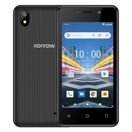 Konrow City 4 (Dual SIM - Schermo 4'', 8 GB, 1 GB RAM) nero