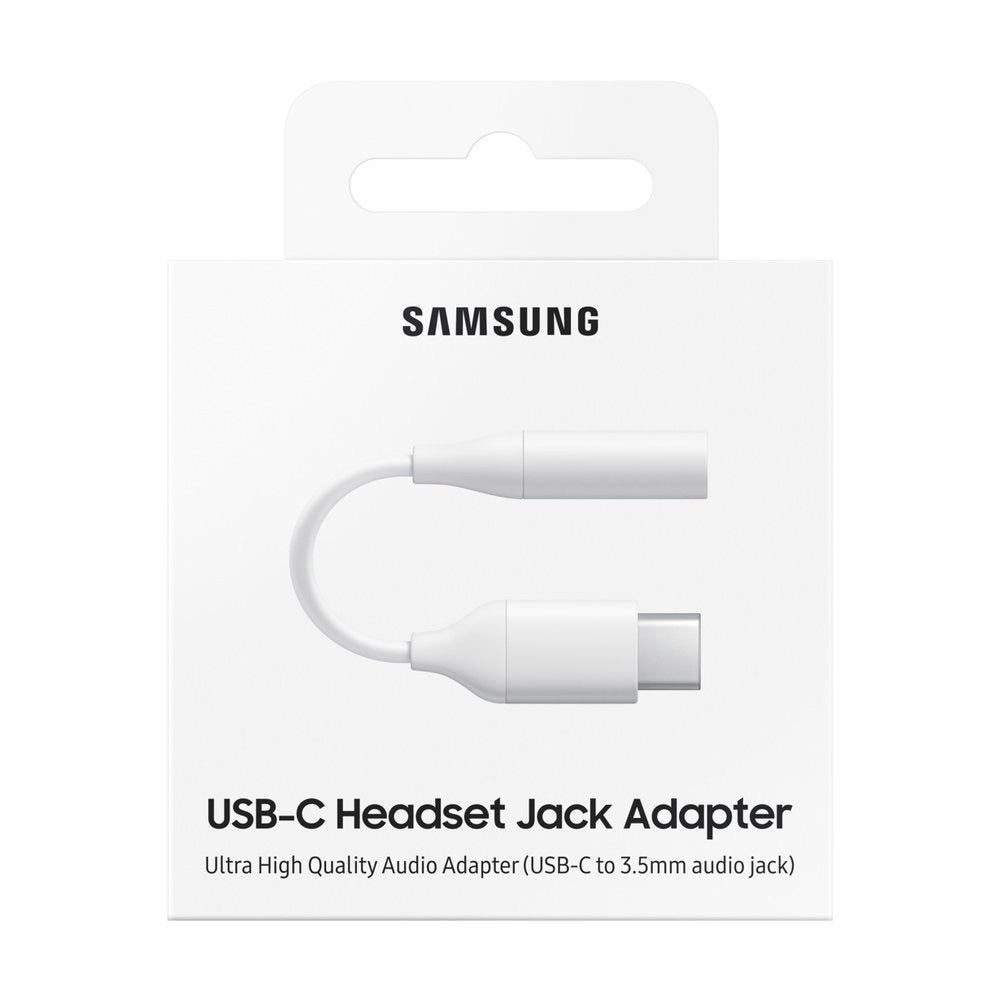 Samsung EE-UC10JUWEGWW - USB Type-C to 3.5 mm Jack Adapter - White (Original Packaging)