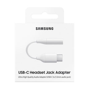 Samsung EE-UC10JUWEGWW - USB Type-C to 3.5 mm Jack Adapter - White (Original Packaging)