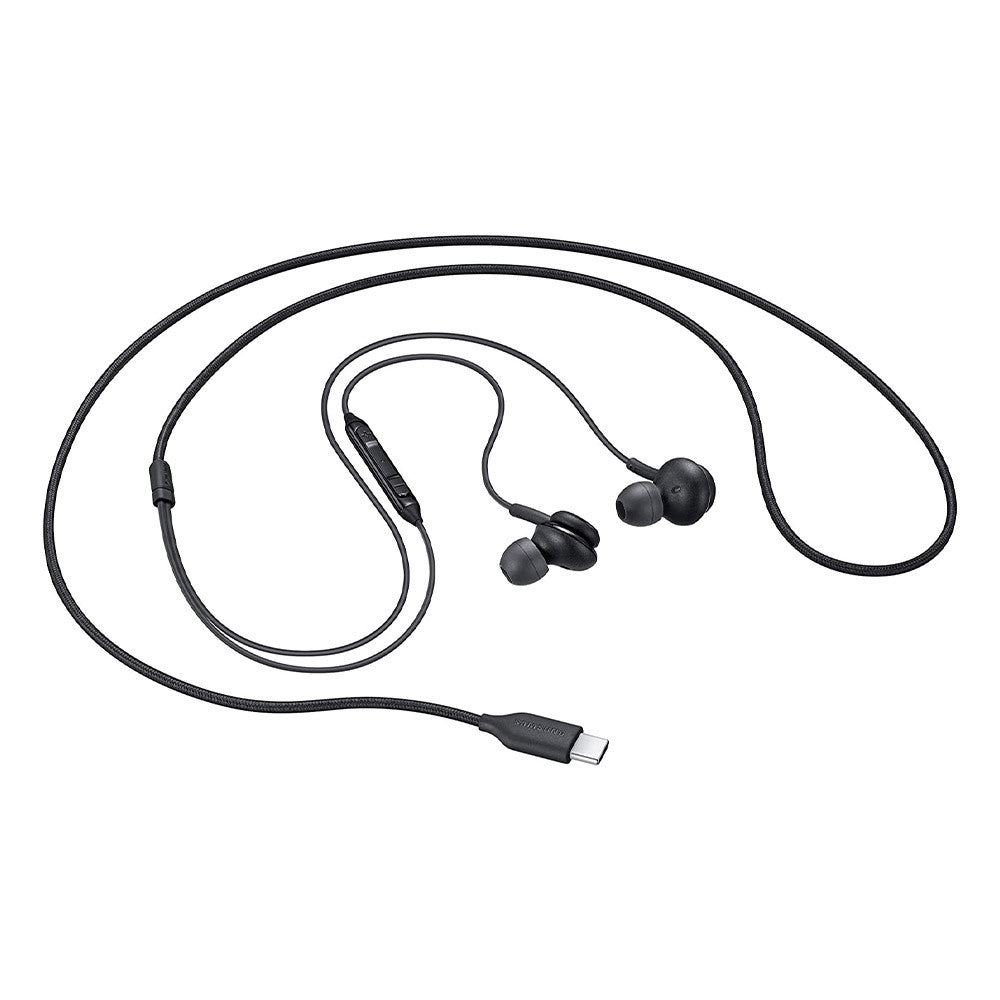 Samsung EO-IC100BBEGEU - AKG In-Ear-Kopfhörer - Typ-C-Anschluss, Schwarz, Fernbedienung (Originalverpackung)