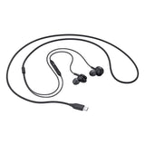 Samsung EO-IC100BBEGEU - AKG In-Ear-Kopfhörer - Typ-C-Anschluss, Schwarz, Fernbedienung (Originalverpackung)