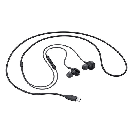 Samsung EO-IC100BBEGEU - AKG In-Ear-Kopfhörer - Typ-C-Anschluss, Schwarz, Fernbedienung (Originalverpackung)