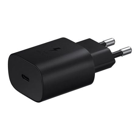 Samsung EP-TA800NBEGEU - adattatore da rete USB Type-C - 25W, nero (confezione originale)