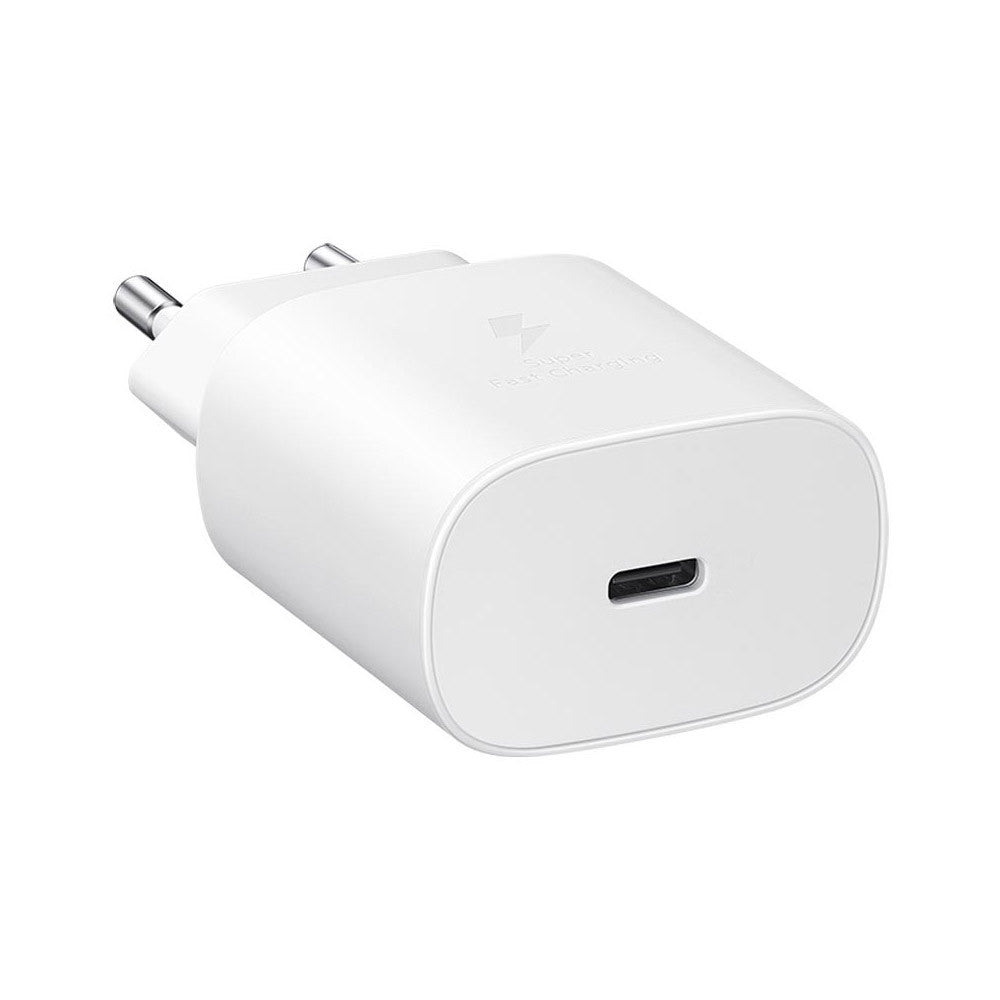 Samsung EP-TA800XBEGWW - Netlader - USB Type-C Fast Charge-adapter 25W & USB Type-C-kabel - Wit (originele verpakking
