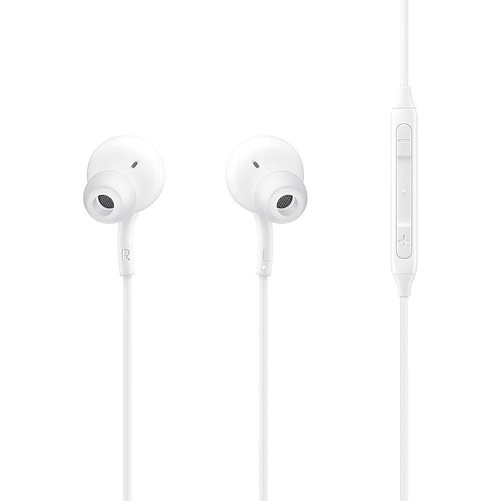 Samsung EO-IC100BWE – AKG In-Ear-Kopfhörer – Type-C-Anschluss, Weiß, Fernbedienung (Originalverpackung)