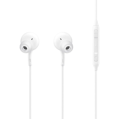 Samsung EO-IC100BWE - Auricular AKG Intraaural - Conector Tipo C, Blanco, Mando (Embalaje Original)