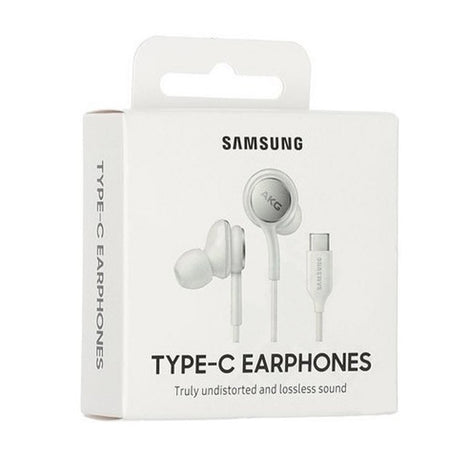 Samsung EO-IC100BWE - Auriculares intraaurales AKG - Conector tipo C, blanco, mando a distancia (embalaje original)