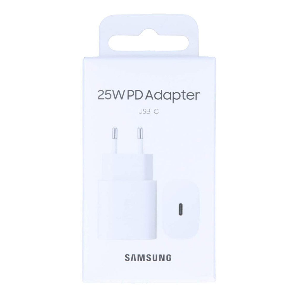 Samsung EP-TA800NWEGEU - USB Type-C Power Adapter - 25W, White (Original Packaging)