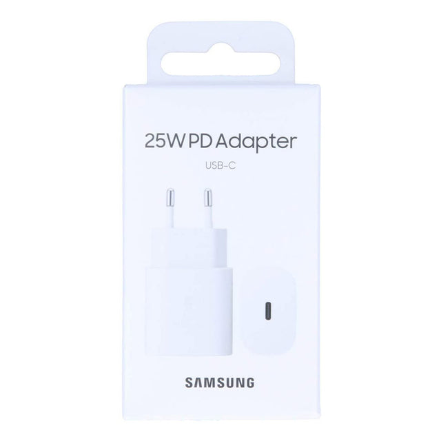 Samsung EP-TA800NWEGEU - USB Type-C Power Adapter - 25W, White (Original Packaging)