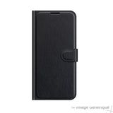 Funda con tapa de polipiel para Samsung Galaxy S22 Ultra - negra (a granel)