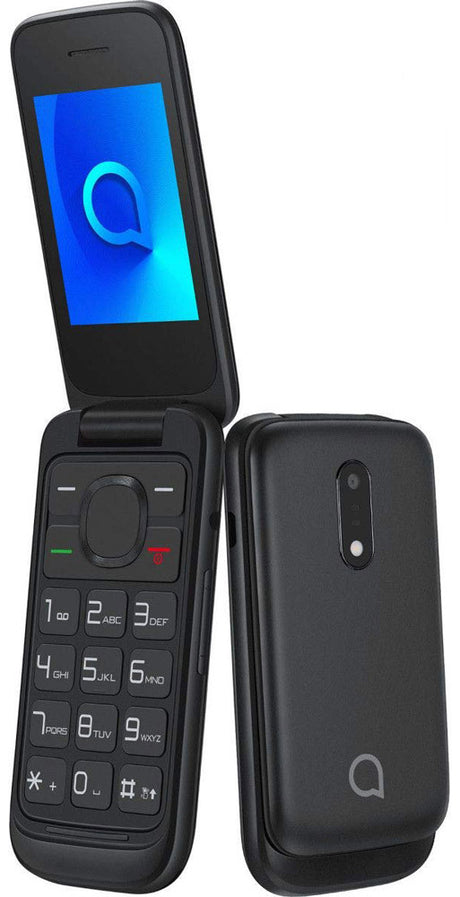 Alcatel 2057D - Telefono a conchiglia - Nero