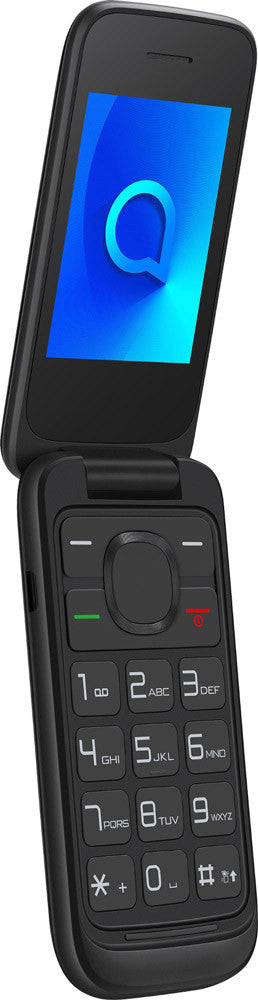 Alcatel 2057D - Telefono a conchiglia - Nero