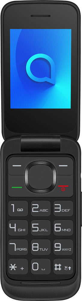 Alcatel 2057D - Telefono a conchiglia - Nero