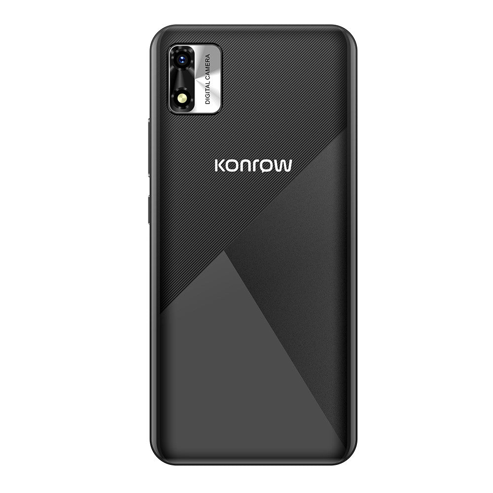 Konrow Star 55 Plus (Doble SIM - 4G - Pantalla 5.5'' - 32 GB, 2 GB RAM) Negro