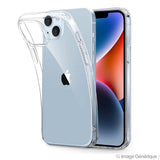 Silicone Case For iPhone 14 Plus (0.5mm, Transparent) In Bulk