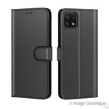 Imitation Leather Flip Case for Samsung Galaxy A23 5G - Black (Bulk)