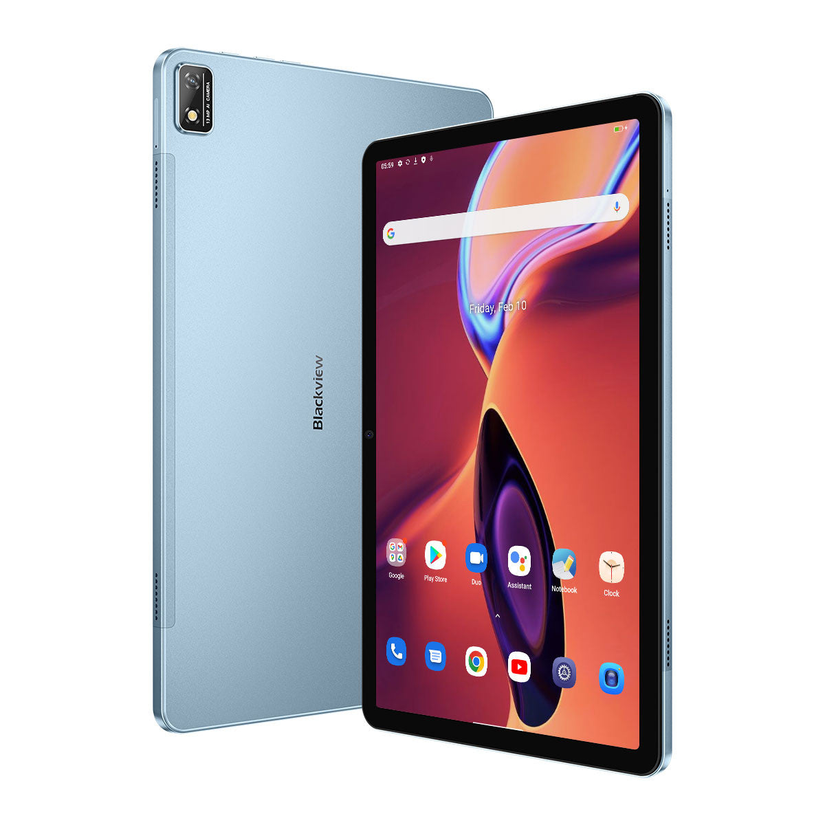 Blackview TAB 16 (Dual SIM - Android 12 - 10.95'' - 4G/LTE - 256 GB, 8 GB RAM) Azul