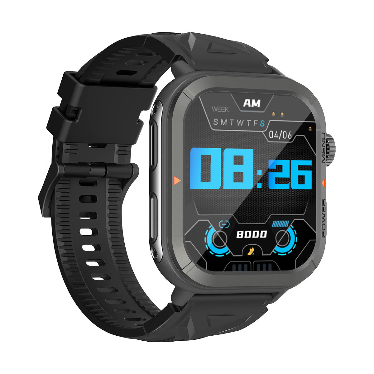 Blackview W30 (Reloj inteligente - 1.91'' - Micrófono integrado) Negro