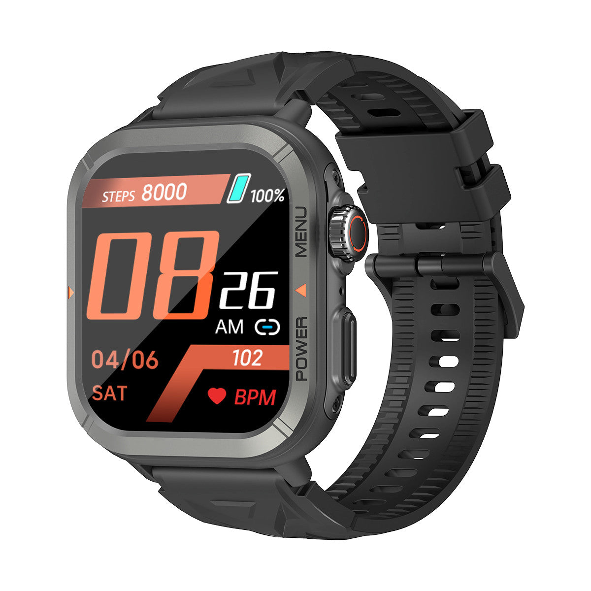 Blackview W30 (Reloj inteligente - 1.91'' - Micrófono integrado) Negro