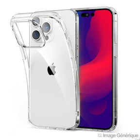 Cover in silicone per iPhone 15 Pro Max (0.5 mm, Trasparente) Sfusa