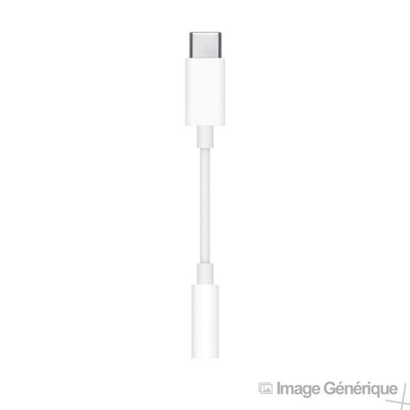 Apple MU7E2 - USB Type-C to 3.5 mm jack adapter - White (Original, Blister)