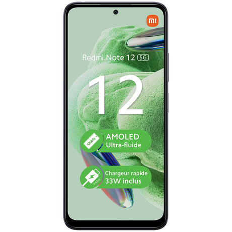 Xiaomi Redmi Note 12 5G (Dual SIM - 6.67", 128 GB, 4 GB RAM) Grijs