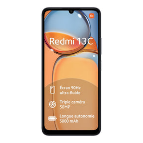 Xiaomi Redmi 13C NFC (Dual SIM - 6.74'' - 128 GB, 6 GB RAM) zwart