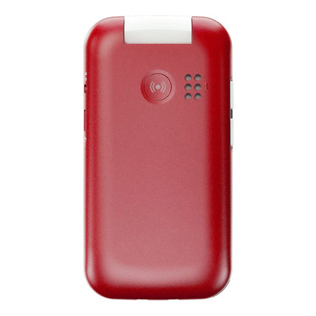 Doro 2820 4G (Klapphandy mit Ladestation) Rot/Weiß