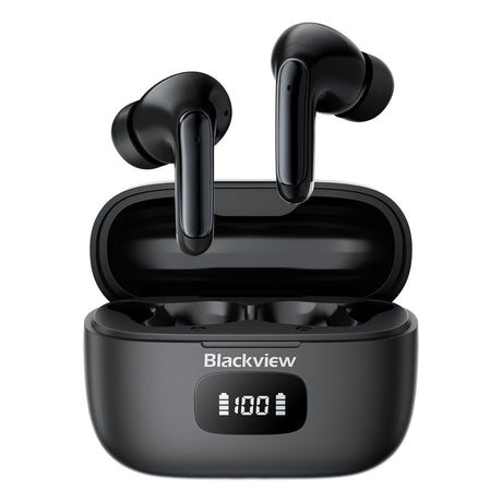 Blackview Airbuds 8 (Pantalla - Bluetooth 5.3) Negro