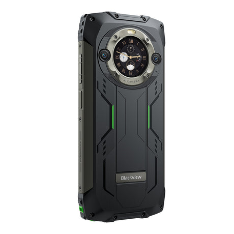 Blackview BV9300 Pro (6,7" Display – 256 GB, 12 GB RAM – 15.080 mAh) Grün